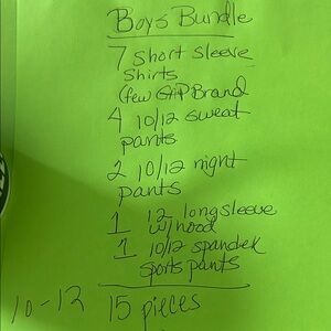 Boys Clothing Bundle - 15 Pieces